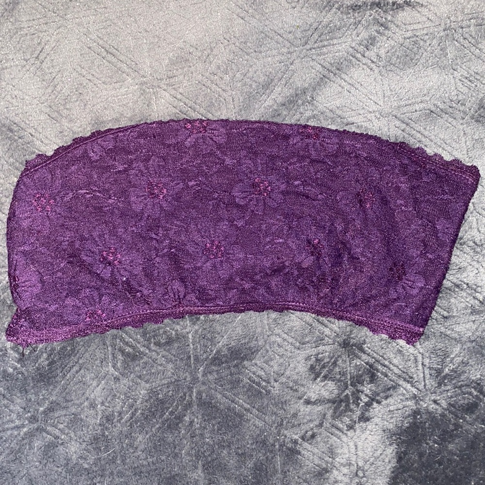 (M) ZenanaOutfitters Purple Bandeau